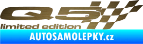 Samolepka Q5 limited edition pravá škrábaný kov zlatý