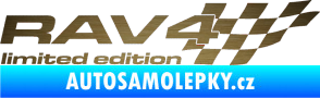 Samolepka RAV4 limited edition pravá škrábaný kov zlatý