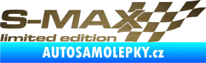 Samolepka S-MAX limited edition pravá škrábaný kov zlatý