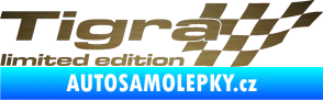 Samolepka Tigra limited edition pravá škrábaný kov zlatý