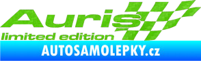 Samolepka Auris limited edition pravá 3D karbon zelený kawasaki