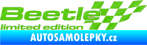 Samolepka Beetle limited edition pravá 3D karbon zelený kawasaki