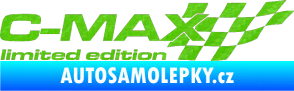 Samolepka C-MAX limited edition pravá 3D karbon zelený kawasaki