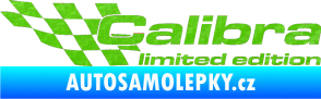 Samolepka Calibra limited edition levá 3D karbon zelený kawasaki