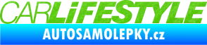 Samolepka Car Life Style 3D karbon zelený kawasaki