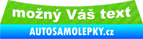 Samolepka Citroen Xm - combi - přední 3D karbon zelený kawasaki