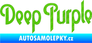 Samolepka Deep Purple 3D karbon zelený kawasaki