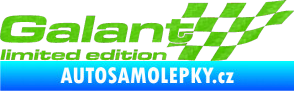 Samolepka Galant limited edition pravá 3D karbon zelený kawasaki