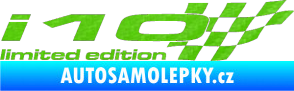 Samolepka i10 limited edition pravá 3D karbon zelený kawasaki