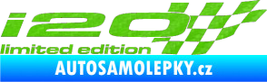 Samolepka i20 limited edition pravá 3D karbon zelený kawasaki