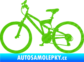Samolepka Kolo 003 levá 3D karbon zelený kawasaki