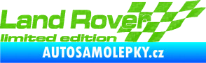 Samolepka Land Rover limited edition pravá 3D karbon zelený kawasaki