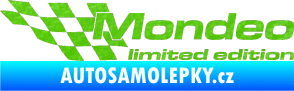 Samolepka Mondeo limited edition levá 3D karbon zelený kawasaki