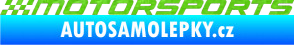 Samolepka Motorsports 001 3D karbon zelený kawasaki