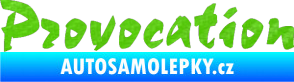 Samolepka Provocation 3D karbon zelený kawasaki