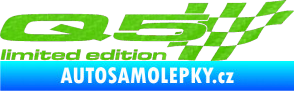 Samolepka Q5 limited edition pravá 3D karbon zelený kawasaki