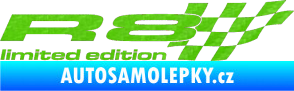 Samolepka R8 limited edition pravá 3D karbon zelený kawasaki