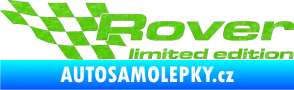 Samolepka Rover limited edition levá 3D karbon zelený kawasaki