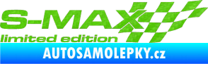 Samolepka S-MAX limited edition pravá 3D karbon zelený kawasaki