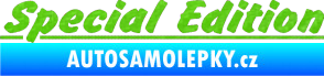 Samolepka Special edition 002 3D karbon zelený kawasaki