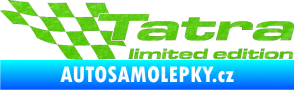 Samolepka Tatra limited edition levá 3D karbon zelený kawasaki