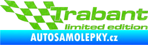 Samolepka Trabant limited edition levá 3D karbon zelený kawasaki