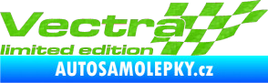 Samolepka Vectra limited edition pravá 3D karbon zelený kawasaki