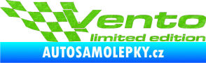 Samolepka Vento limited edition levá 3D karbon zelený kawasaki