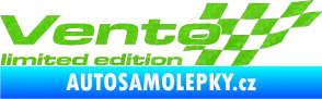 Samolepka Vento limited edition pravá 3D karbon zelený kawasaki