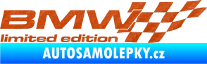 Samolepka BMW limited edition pravá 3D karbon oranžový