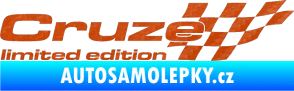 Samolepka Cruze limited edition pravá 3D karbon oranžový