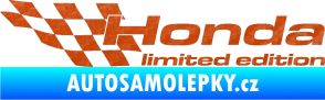 Samolepka Honda limited edition levá 3D karbon oranžový
