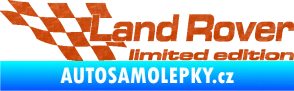 Samolepka Land Rover limited edition levá 3D karbon oranžový