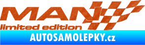 Samolepka MAN limited edition pravá 3D karbon oranžový