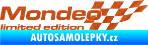 Samolepka Mondeo limited edition pravá 3D karbon oranžový