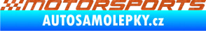 Samolepka Motorsports 001 3D karbon oranžový