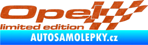 Samolepka Opel limited edition pravá 3D karbon oranžový