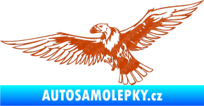 Samolepka Predators 028 levá sup 3D karbon oranžový