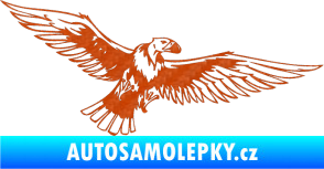 Samolepka Predators 028 pravá sup 3D karbon oranžový