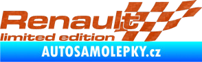 Samolepka Renault limited edition pravá 3D karbon oranžový