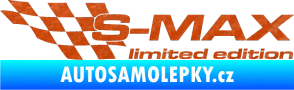 Samolepka S-MAX limited edition levá 3D karbon oranžový