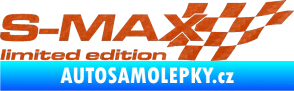 Samolepka S-MAX limited edition pravá 3D karbon oranžový