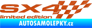 Samolepka SX4 limited edition pravá 3D karbon oranžový