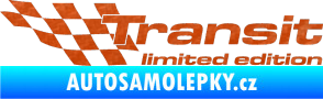 Samolepka Transit limited edition levá 3D karbon oranžový