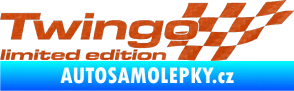 Samolepka Twingo limited edition pravá 3D karbon oranžový