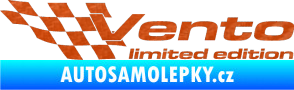 Samolepka Vento limited edition levá 3D karbon oranžový