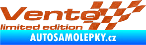 Samolepka Vento limited edition pravá 3D karbon oranžový