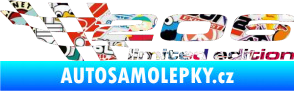 Samolepka 206 limited edition levá Sticker bomb