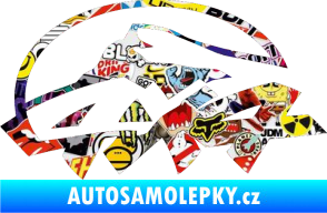 Samolepka 4x4 varianta 005 Sticker bomb
