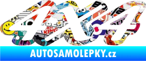 Samolepka 4x4 varianta 007 Sticker bomb
